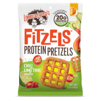 بريتزل بروتين بنكهة الليمون الحار من ليني ولاري