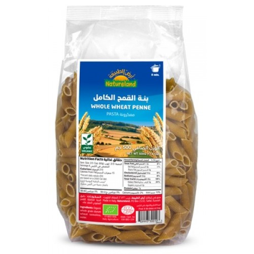 معكرونة بني القمح الكامل من أرض الطبيعة