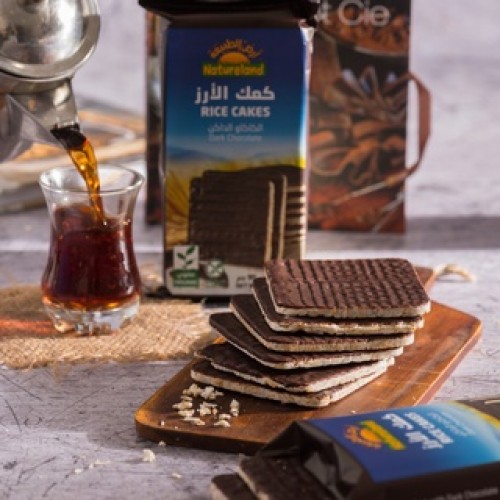 كعك الأرز بالكاكاو الداكن (ارض الطبيعة) كعك الأرز بالكاكاو الداكن (ارض الطبيعة)