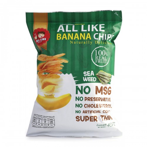 رقائق الموز بنكهة أعشاب البحر من اول لايك
