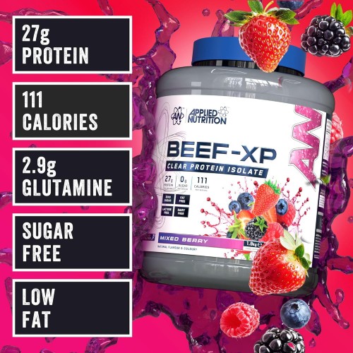 بيف اكس بي بروتين التوت مشكل من أبلايد نيوتريشن