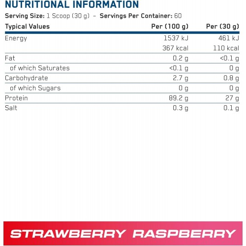 بيف اكس بي بروتين الفراولة والتوت ابلايد نيوتريشن