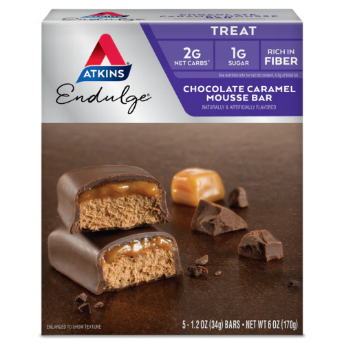 موس بار بشوكولاتة والكراميل من اتكنز موس بار بشوكولاتة والكراميل من اتكنز