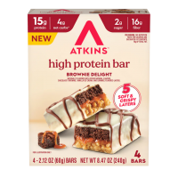 بروتين بار نكهة براوني ديلايت من اتكنز