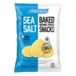 سناك البطاطس العضوية المحمصة اورجانيك مع الملح البحري