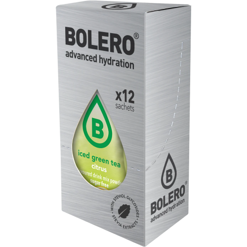 منكهات الماء بوليرو - شاي أخضر مثلج بنكهة الحمضيات