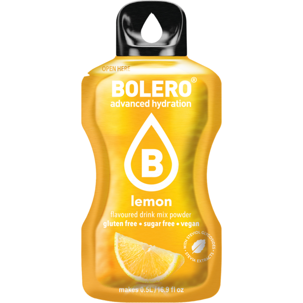 منكهات الماء بوليرو - نكهة الليمون الأصفر