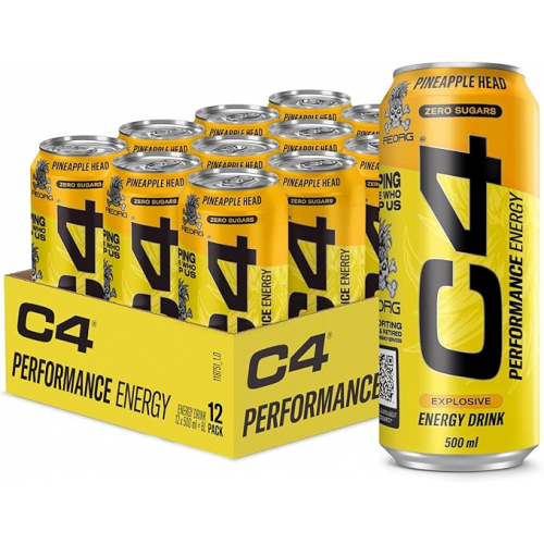 مشروب الطاقة غازي C4 نكهة الأناناس من سيلوكور مشروب الطاقة غازي C4 نكهة الأناناس من سيلوكور