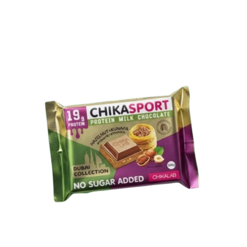 شوكولاته دبي بالكنافة والبندق شيك لاب