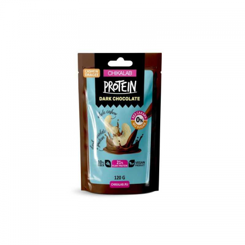 كرات كاجو بالشوكولاتة الداكنة عالي البروتين شيك لاب