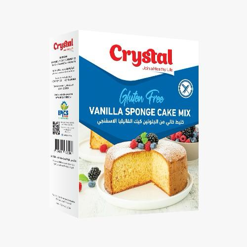 خليط كيك الفانيليا الخالي من الجلوتين من كرستال