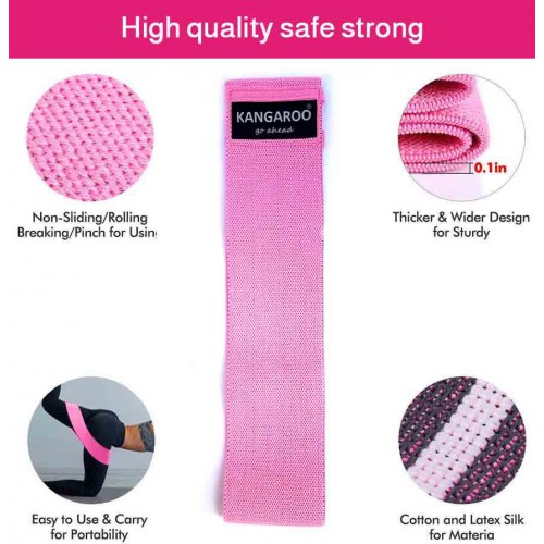 مجموعة رباط قماش المقاومة كانجارو (هيب باند) مجموعة رباط قماش المقاومة كانجارو (هيب باند)