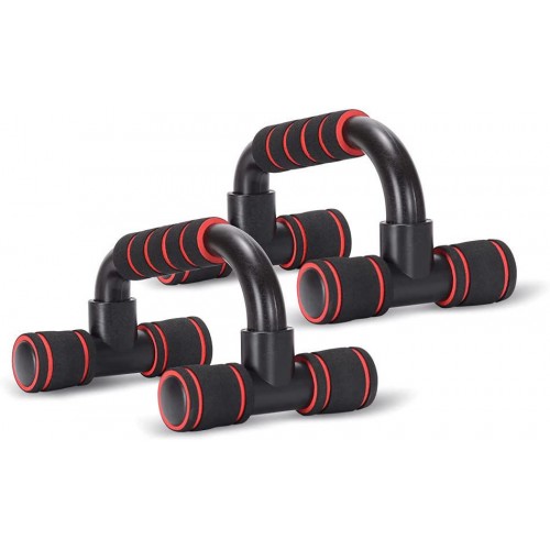 مقبض بوش اب تمرين الضغط واللياقة البدنية بإسفنج أسود وأحمر من كانجارو