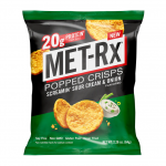 شيبس عالي البروتين نكهة الكريمة الحامضة والبصل من ميت ريكس