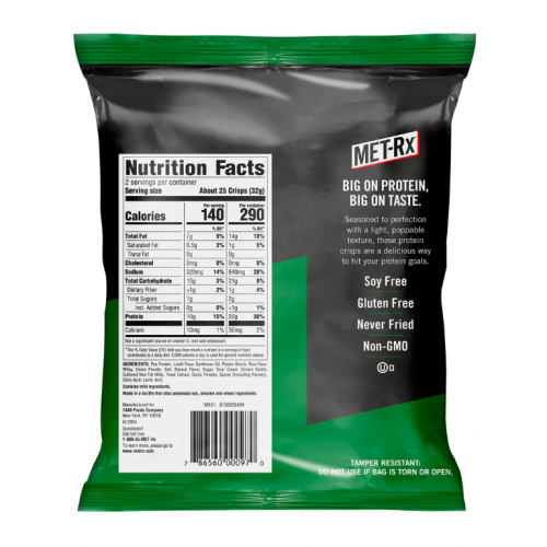 شيبس عالي البروتين نكهة الكريمة الحامضة والبصل من ميت ريكس