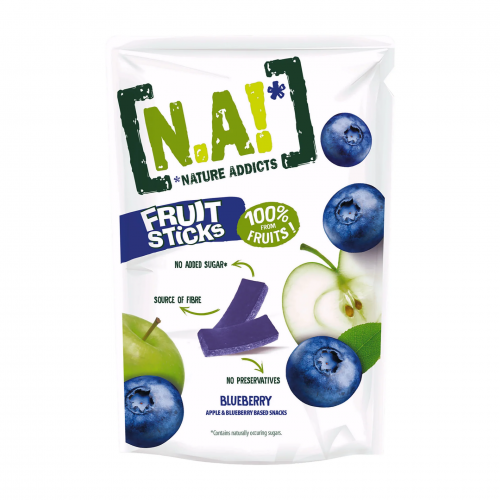 أصابع فواكه بطعم التفاح والتوت الأزرق نيتشر أديكتس أصابع فواكه بطعم التفاح والتوت الأزرق نيتشر أديكتس