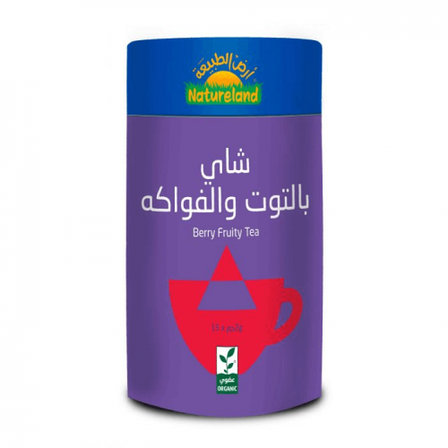 شاي بالتوت والفواكه أرض الطبيعة