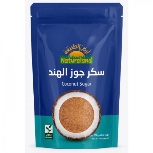 سكر جوز الهند من أرض الطبيعة