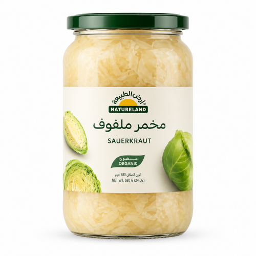 مخمر ملفوف من أرض الطبيعة