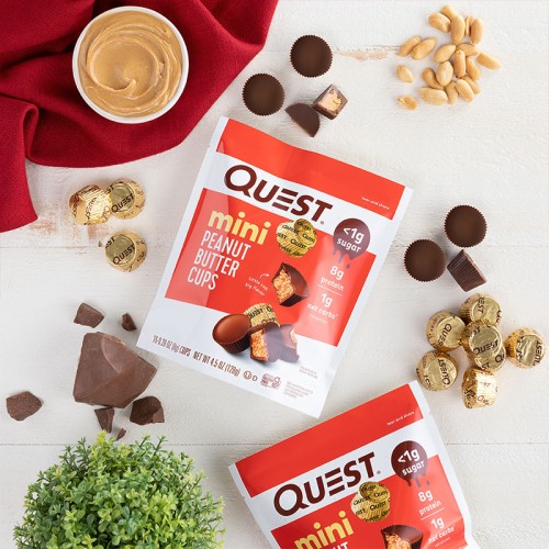 كويست ريسز ميني أكواب الفول السوداني