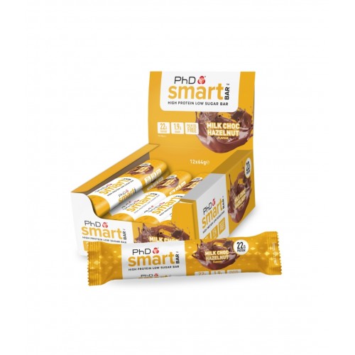 سمارت بروتين بار بي اتش دي بالشوكلاته والبندق