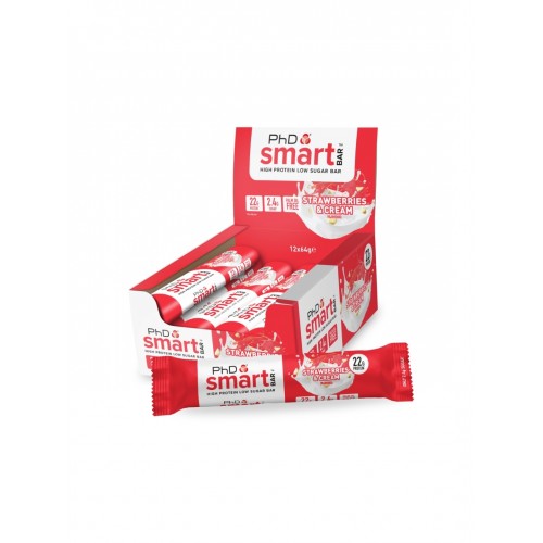 Smart Protein Bar Strawberry With Cream -12 pack Smart Protein Bar Strawberry With Cream -12 pack