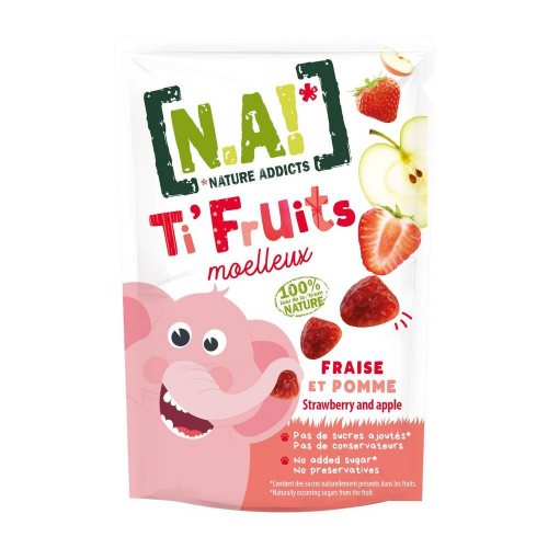 قطع فواكه بطعم الفراولة والتفاح نيتشر أديكتس