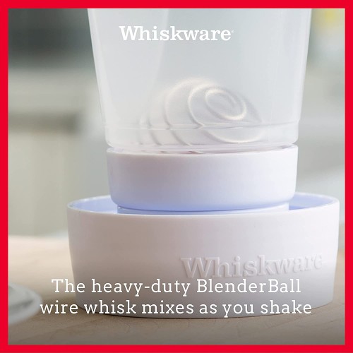 شيكر خلط مع مخفقة سلكية للبانكيك  ويسكوير