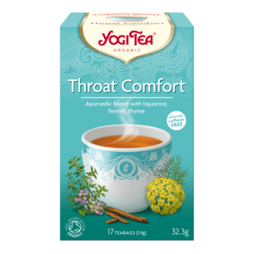 شاي راحة الحلق من يوقا