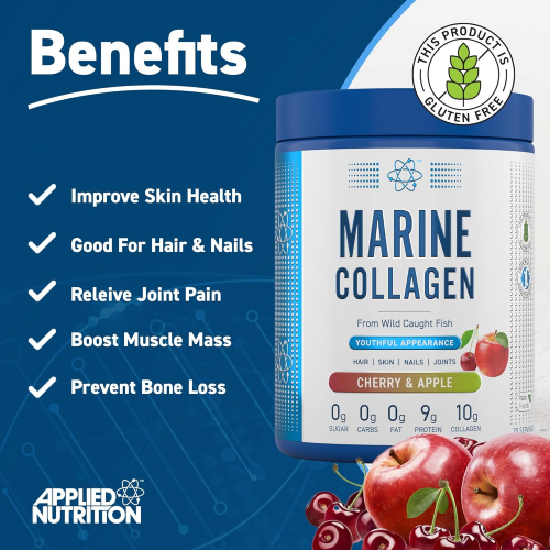 كولاجين بحري نكهة الكرز والتفاح ابلايد نيوترشن