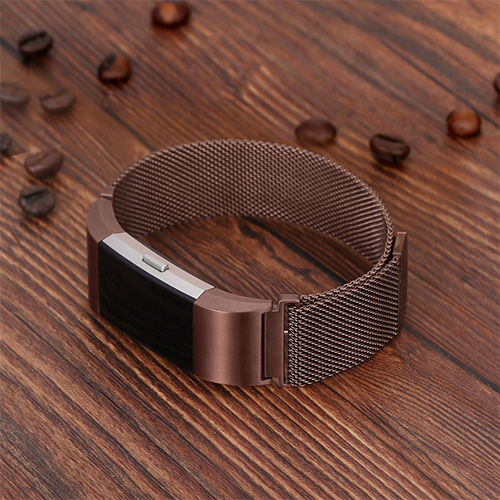 سير للساعة الرياضية فيت بيت ستانلس ستيل كوفي براون