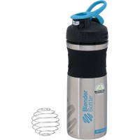 شيكر بلندر بوتل ستانلس ستيل أسود مع تركواز 28 اونصة شيكر بلندر بوتل ستانلس ستيل أسود مع تركواز 28 اونصة