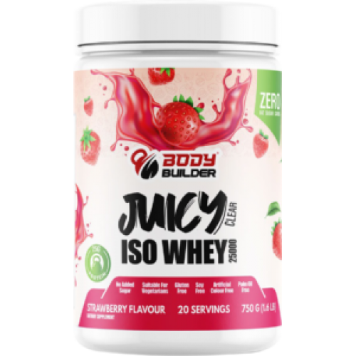 جوسي كلير ايزو واي بنكهة الفراولة من بودي بيلدر