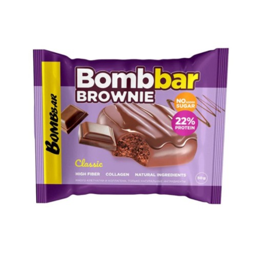 براوني بروتين شوكلاته من بومبار براوني بروتين شوكلاته من بومبار