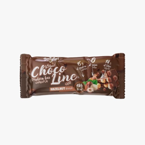 شوكو لاين بروتين بار بالبندق