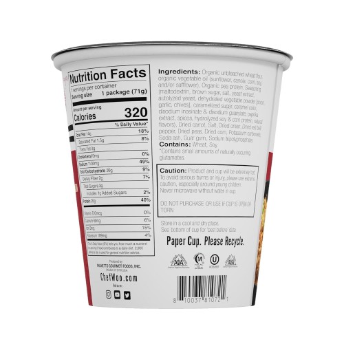 Chev Woo Ramen – Braised Beef Flavor