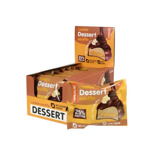 كوكيز سوفليه بالقهوة والمارشميلو شيكالاب