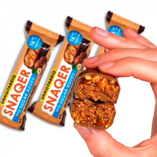 سناك فابرك بار الشوكولاته بالبندق والكراميل بومبار