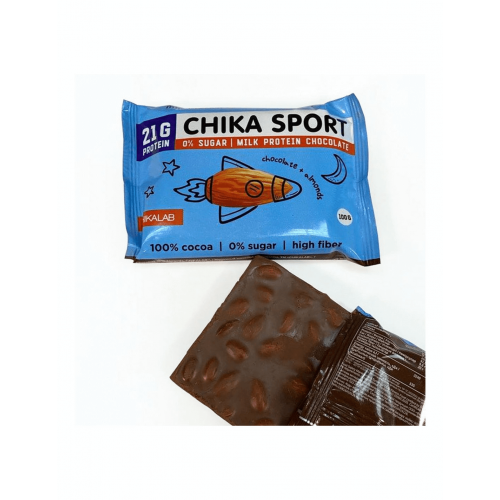 شوكولاته بالحليب واللوز شيك لاب