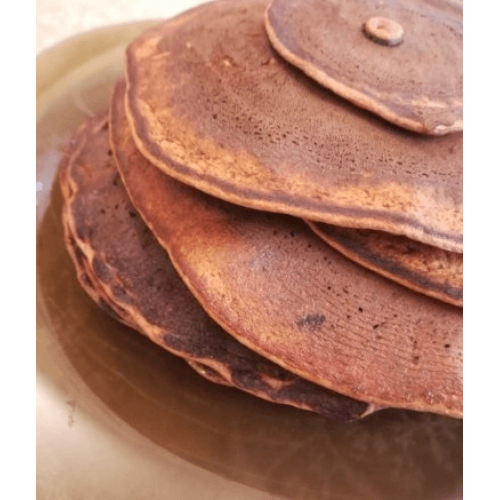 خليط البانكيك بالبروتين بالشوكولاته بومبار