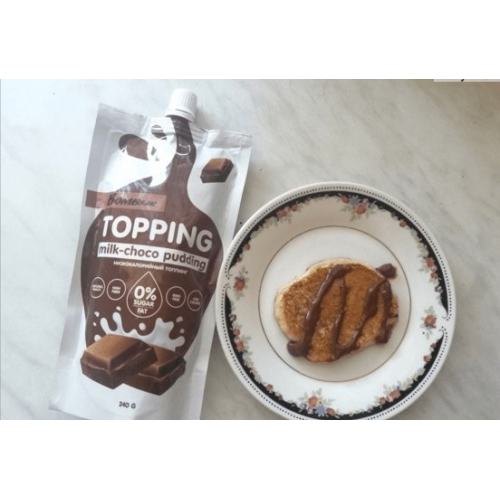 خليط البانكيك بالبروتين بالجبنة الكريمي بومبار