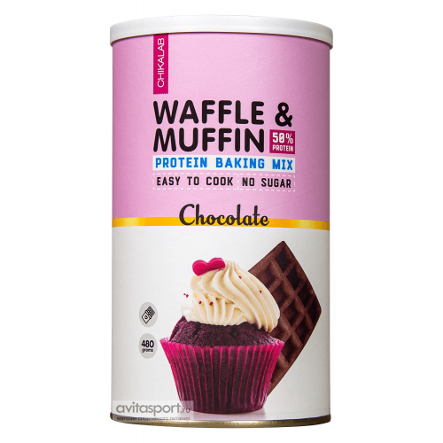 خليط الوافل والمافن بالبروتين نكهة الشوكولاته شيك لاب خليط الوافل والمافن بالبروتين نكهة الشوكولاته شيك لاب