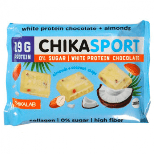 شوكولاته بيضاء باللوز ورقائق جوز الهند شيك لاب شوكولاته بيضاء باللوز ورقائق جوز الهند شيك لاب