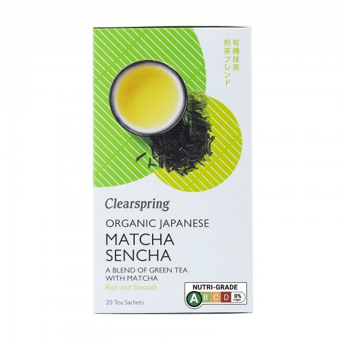 شاي الماتشا والسنشا العضوي كليرسبرنج