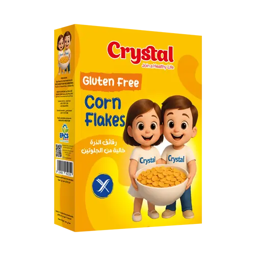 كورن فليكس خالي من الجلوتين كريستال كورن فليكس خالي من الجلوتين كريستال