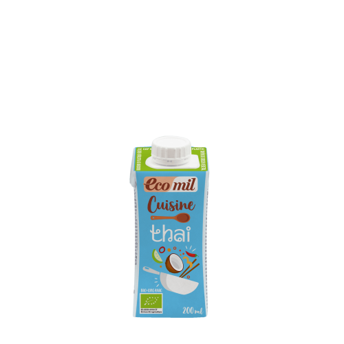 كريمة جوز الهند للطبخ بالطريقة التايلندية 200 مل من إيكوميل كريمة جوز الهند للطبخ بالطريقة التايلندية 200 مل من إيكوميل