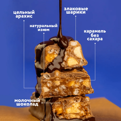 نيو جليزد بار شوكولاته بالفول السوداني فيتنس شوك