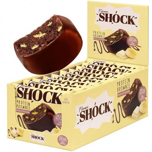 فتنيس شوك براوني بنكهة الموز والشوكولاتة