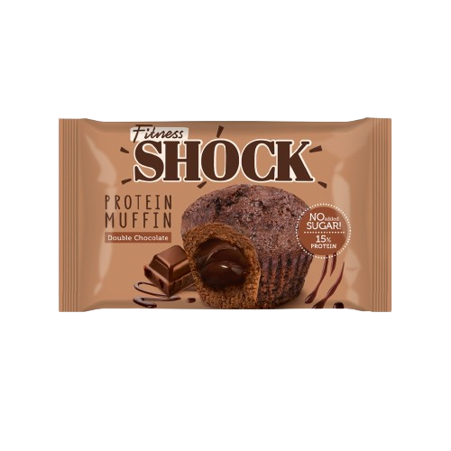 فتنيس شوك بروتين مافن بنكهة دابل تشوكليت فتنيس شوك بروتين مافن بنكهة دابل تشوكليت