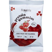 حلوى جيلي بروتين بنكهة الفراولة من فري لايف